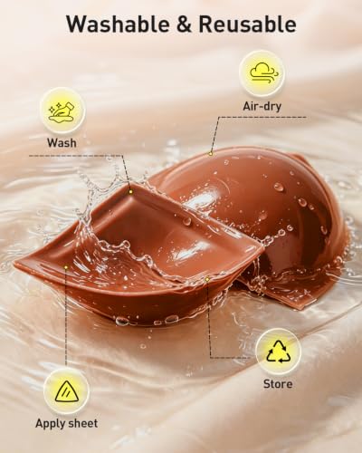 Image of Niidor Large Size Bra Inserts,Double Sided Sticky Bra Pads Inserts for D+ Cups