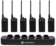 6 RDU4100 - UHF 4 Watt 10 Channel Heavy Duty Two Way Radios 1 RLN6309 6 Radio Charger