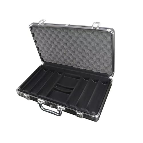 Estuche de aleaciones de aluminio premium para proteger fichas de juego y tarots en casa