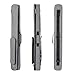 Yiju Pool Cue Carrying Case 2x2 Pool Cue Holder 4 Slots Storage Bag Storage Pouch for Training Snooker Travel Practice Outdoor, Gray