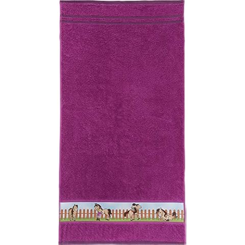Erwin Müller Kinder-Badetuch Frottier Fuchsia Größe 70x140 cm Cover