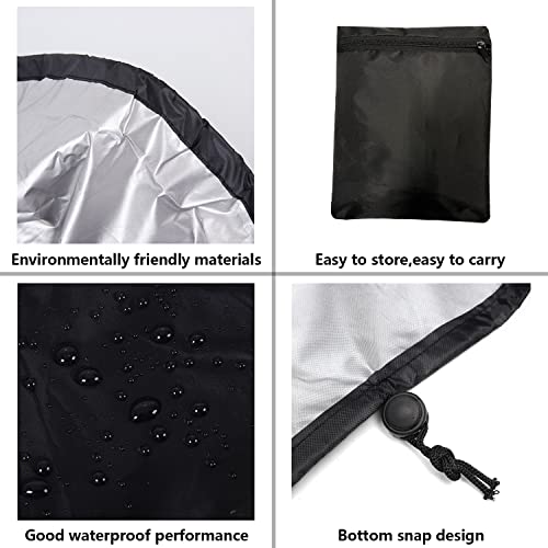 image for Lawn Mower Cover, ZVF 300D Oxford Lawn Mower Cover Waterproof for Most