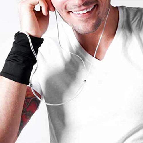 Tongina Esportes Running Jogging Gym Yoga Pulseira Sweatband Wallet Zipper Pocket