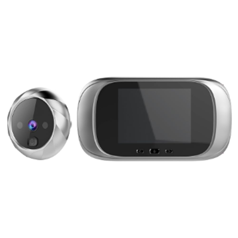 Mirilla Digital para Puerta, Timbre con Cámara y Visión de 2,8 Pulgadas, Monitoreo Digital de Puerta.