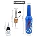 JVNZAM Flair Bottle Bartender Practice Bottles Set, 3pcs Flair Bartending Kit for Bar Performance Liquor Bottles, 1 Flair Bottle, 2 Wine Stoppers