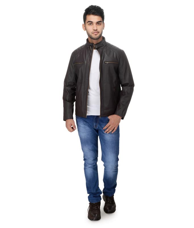 Le Alba Mens Faux Leather Jackets (Deano)