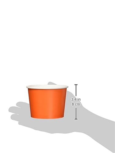 Miniatura 3 de Perfectware Vasos de papel para helado de colores surtidos de 12 onzas. Paquete de 30