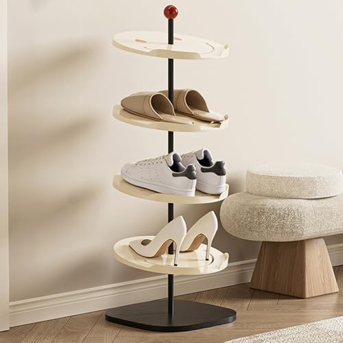 Organiseur de chaussures vertical, solution de rangement peu encombrante pour entrée, chambre, placard, étagère suspendue à 10 niveaux