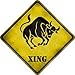 Produktbild Harvesthouse Taurus Zodiac Animal Xing Metal Crossing Sign 8x8 Inches Square Sign