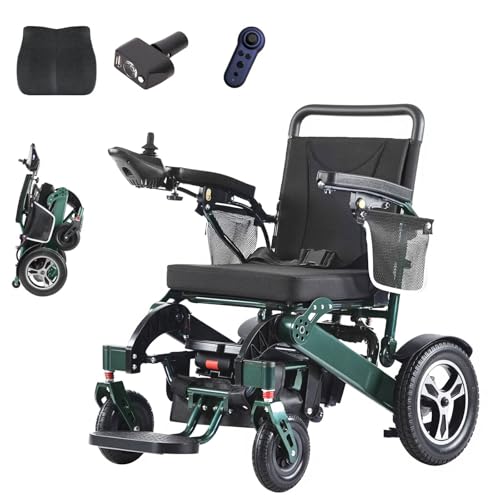 Portable Electric Wheelchair for Adults, Elderly Smart motorised Chair, 26Kg (Without Battery) Lightweight, 700W Powerful Motor, 24Ah Lithium Battery, 30Km Long Range, 120Kg Load Capacity
