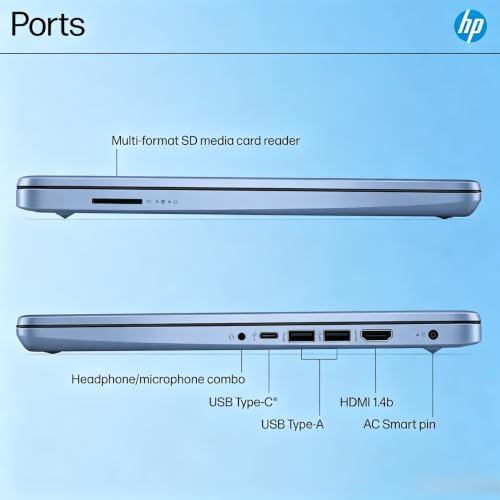 Image of Customized Elite HP 14 inch HD Laptop, 4GB RAM|128GB UFS, Intel Quad-Core N150