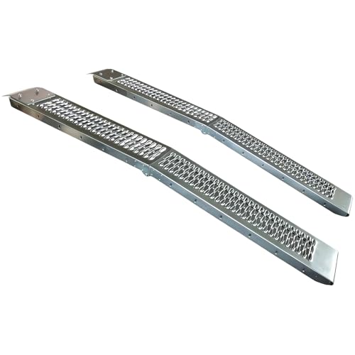 Rampa para silla de ruedas plegable y ligera de aluminio con carga de 250 kg 2
