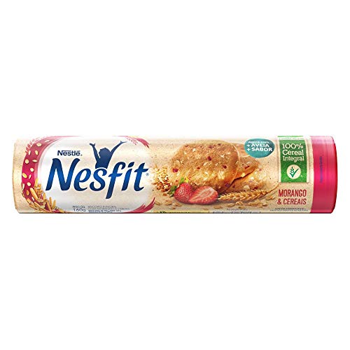 Nesfit, Biscoito, Morango e Cereais, 160g