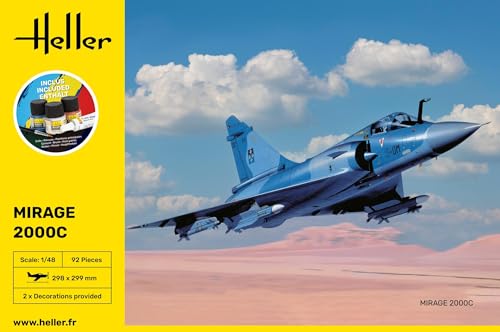 Mirage 2000 C Maquette Avion coffret complet HELLER JOUSTRA de modélisme