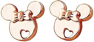 findout 925 sterling silver hollow Mickey Mouse earrings .for women girls .(s1480)