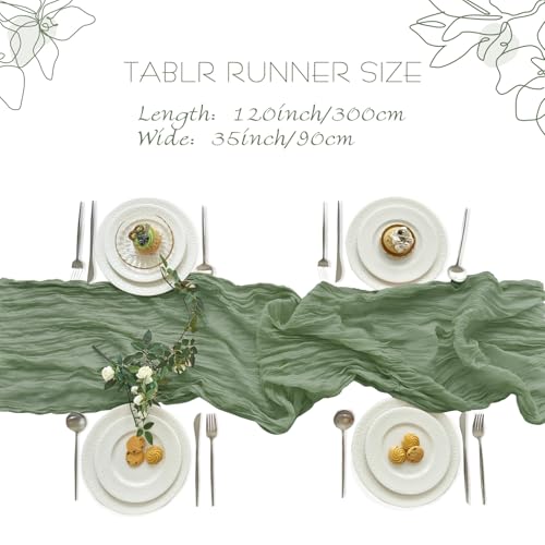 Ivapupu2pcscheeseclothtablerunner10ftsagegreenbohogauzecheeseclothtablerunnersforbabyshowerdecorationweddingpartysummergardenfarmhouse Urban Country Home Decor Ivapupu 2 pcs cheesecloth table runner 10ft sage green boho gauze cheese cloth table runners for baby shower decoration wedding party summer garden farmhouse urban country home decor