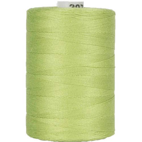 Image of ThreadArt Cotton Quilting Thread, 1000M 50 /3, Lime Green 207 | Long staple cotton thread for quilting, sewing and serging. Low-lint, smooth thread for clean stitches and strong seams.