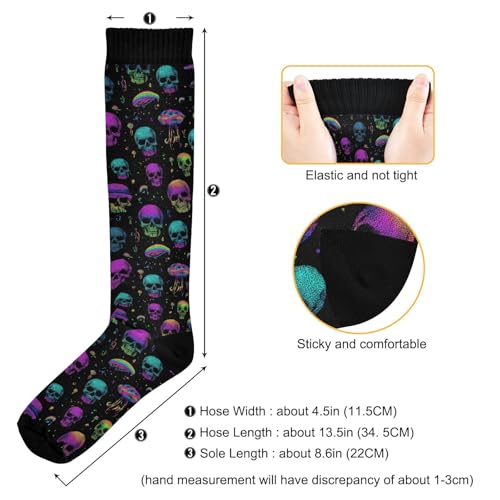 Image of Wusikd Cats Compression Socks for Women and Men Circulation Cute Long Socks for Athletic Running 1