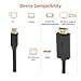 Amazon Basics Mini DisplayPort to HDMI Display Cable, 1080p, Gold-Plated Plugs, 10 Foot, Black