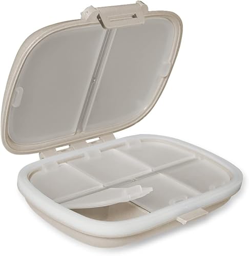 Organizador de pastillas de 8 compartimentos pastillero pastillero pastillero pastillero organizador de medicamentos organizador semanal de píldoras