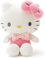 Vista 1 de Sanrio Muñeca de peluche lavable de Hello Kitty de Japón de 7 pulgadas, importación de Japón con calcomanía de amor Kanji, paquete original