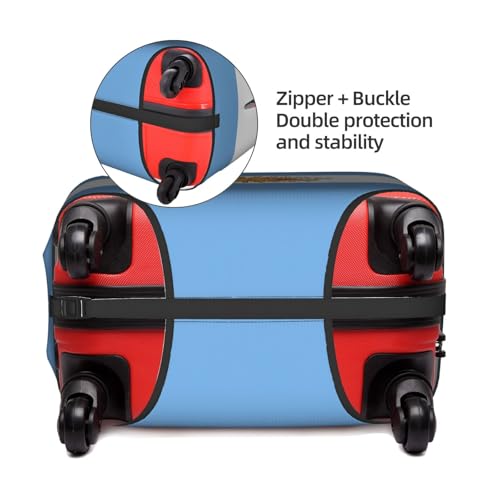 Housse valise XL imperméable élastique drapeau argentin anti-choc - 5