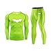 HUBGFEQ Fitness Jogging Sportswear Quick Dry Men's Thermal Underwear Sets Running Basketball Tights Clothes-27-S