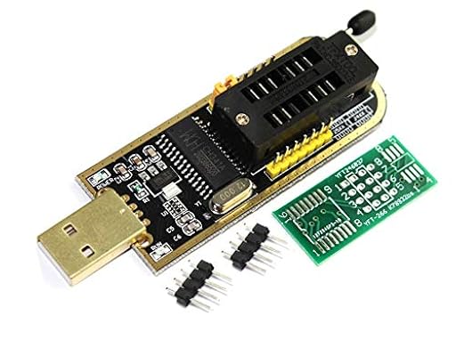 CH341A 24 25 Series EEPROM Flash BIOS USB Programmer with Software & Driver | Ya disponible en tu tienda friki favorita! En mundofriki.es!