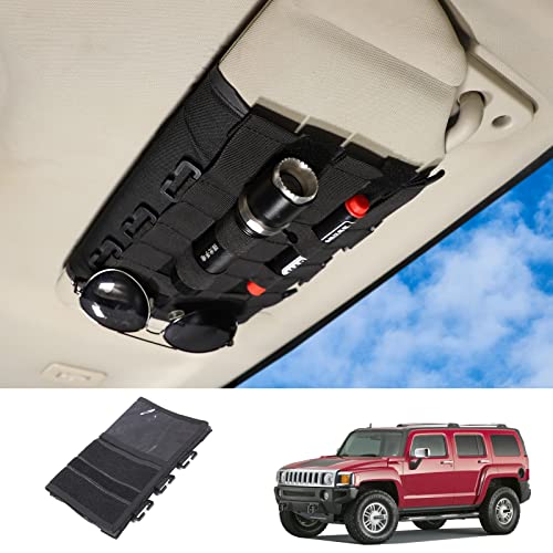 PIUGILH Car Sun Visor Organizer, Auto Interior Accessories Pocket Organizer Fit for Hummer H...