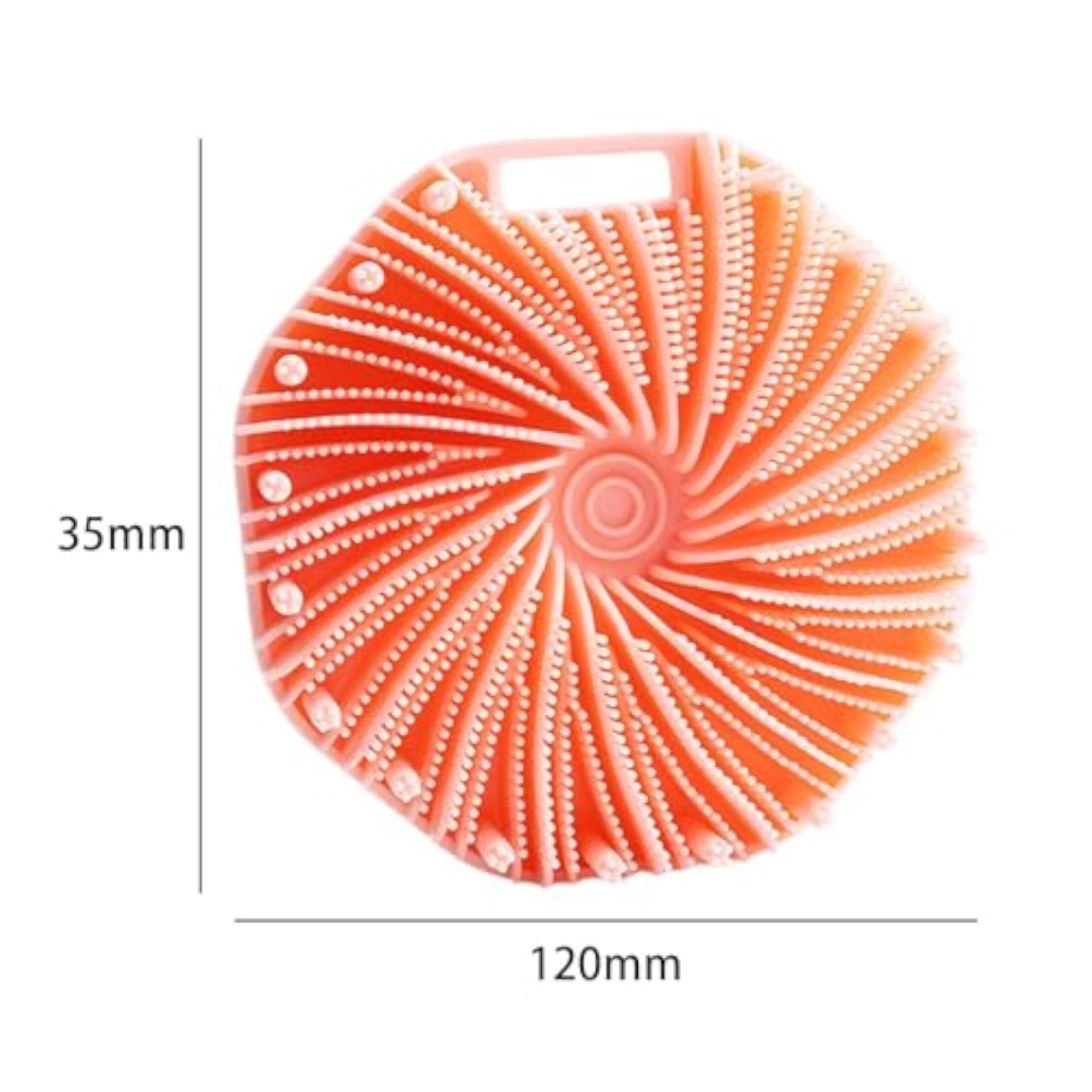 Silicone Bath Brush, Comfortable Reusable Exfoliating Shower Brush Pink