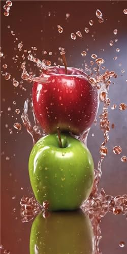 Peinture diamant 5d grand format fruits pomme pour broderie mosaïque adulte 80x160cm