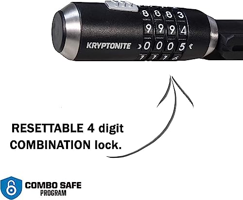 Image of Kryptonite KryptoFlex Bike Lock Cable, 2FT /6FT Long 15mm Thick Heavy Duty Braided Steel Cable Anti-Theft Security Lock for Outdoor Equipment, Combination /Key Bike Lock