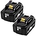 Price comparison product image 2Pack 5.5Ah BL1860B Replacement Battery for Makita 18V Battery Compatible with Makita Cordless Power Tool Replace for BL1850B BL1840B BL1830B BL1815