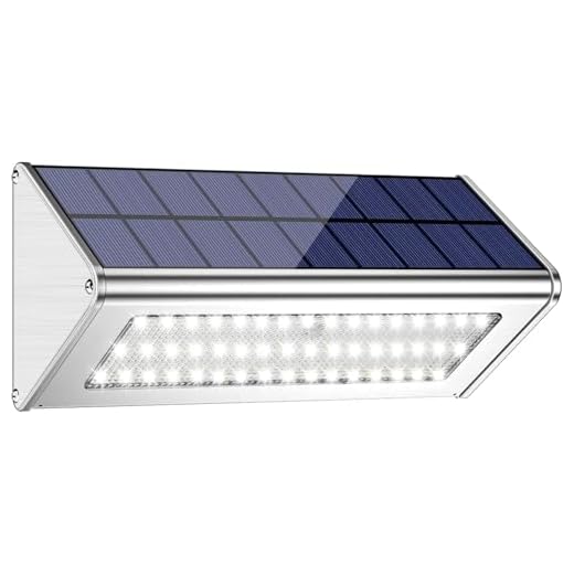 Licwshi Luci solari 4500mAh, IP65 Impermeabile