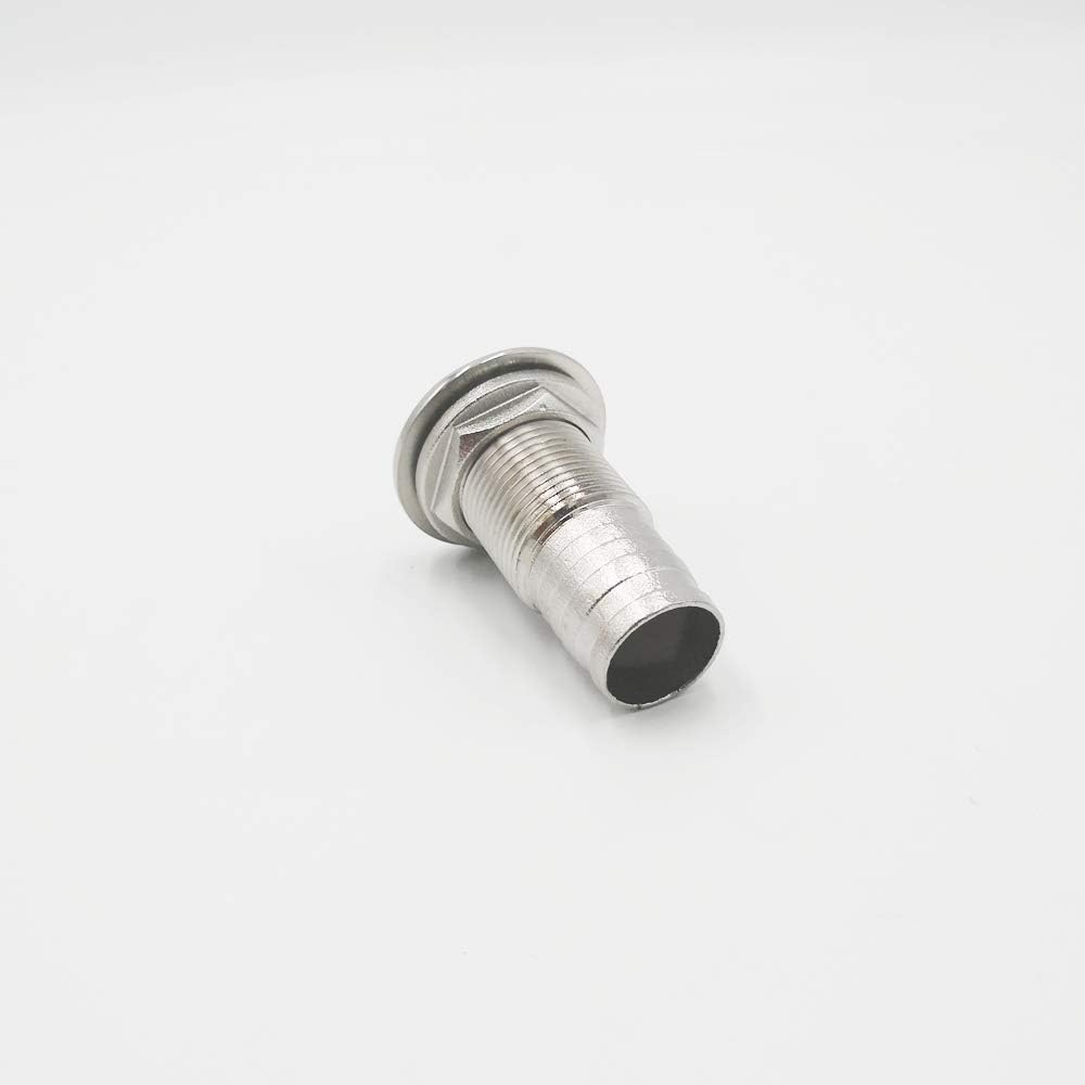 Boat Thru Hull Fitting Hose Barb Drain Marine Yacht 316 Stainless Steel