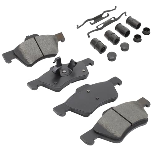 Image of QUALITY-BUILT Front Ceramic Brake Pads, Premium 1001-1047AC, Compatible with 2008-2012 Ford /Mazda /Mercury (Escape,Mariner,Tribute)