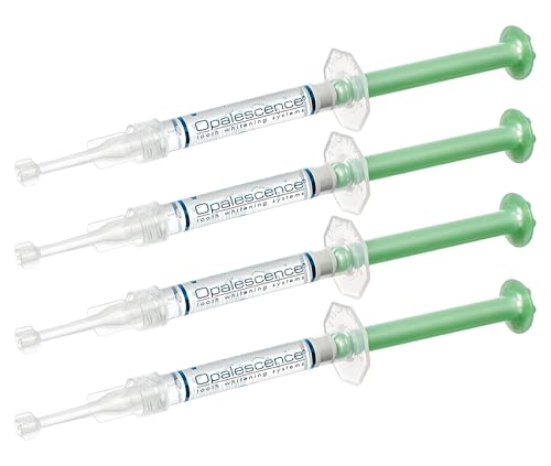 Opalescence 20% Teeth Whitening Refill Kit (4 Syringes) Carbamide Peroxide. Made by Ultradent in Mint Flavor. Tooth Whitening Refill Syringes. Includes a Toothbrush. - 5196-2TB