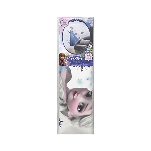 RoomMates RM - Disney Frozen ELSA glitzernd Wandtattoo, PVC, bunt, 48 x 13 x 2.5 cm – Bild 6