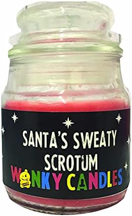 WANKY CANDLES Christmas Double Pack - Santa's Sweaty Scrotum and Festive Fanny