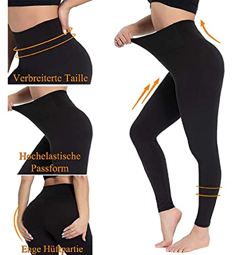 Campsnail Enkellange dameslegging, sportbroek met hoge taille, geschikt voor yoga / hardlopen / fitness / fietsen - Image 4
