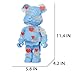 GOTIMON Blue Love Bricks Building Blocks Bear Set, 2630 Pieces, Gift for Adults and Kids