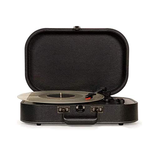 ZJFHEYUO Giradischi grammofono retrò Bluetooth a Tre velocità, 7/10/12 Pollici, con Altoparlanti Stereo integrati, Adatto per l'uscita Audio.
