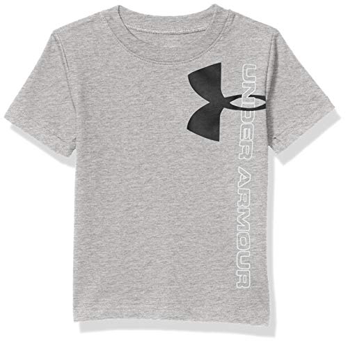 Under Armour Boys' Little Fashion Ss Tee Shirt, Moderate Gray-SP20, 5