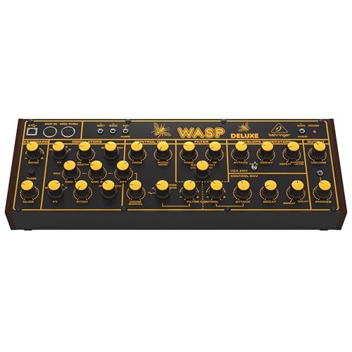Image of Behringer WASP DELUXE Legendary Analog Synthesizer with Dual OSCs, Multi-Mode VCF, 16-Voice Poly Chain and Eurorack Format