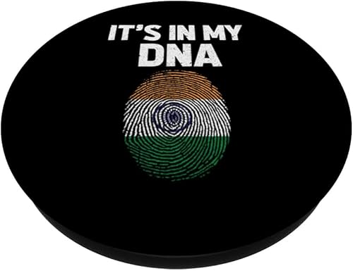 Miniatura 2 de It's In My DNA - Bandera india para hombres y mujeres, orgullo PopSockets estándar PopGrip
