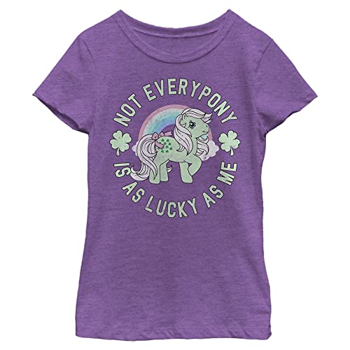 Hasbro, Big Classic My Little Lucky Pony Girls Short Sleeve Tee Shirt