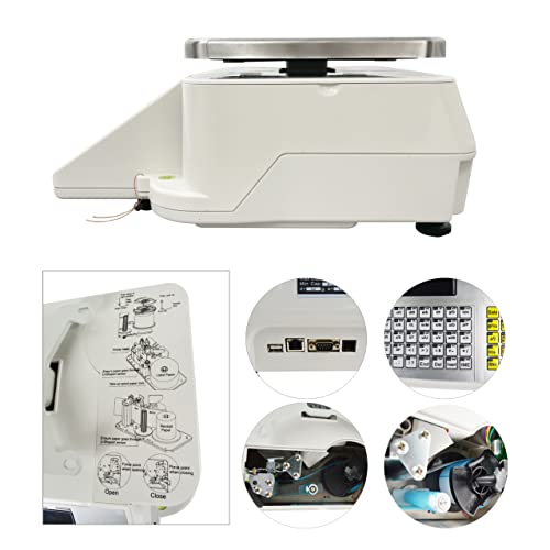 Báscula Comercial Digital con Impresora Térmica 30kg miniatura 5