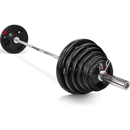 Fitvids 300LB Cast Iron Barbell Set