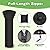 Anglekai Patio Heater Cover, 420D Outdoor Heater Cover for Standing Heater Cover with Zipper/ Storage Bag, Waterproof Heat Lamp Outdoor Patio Cover for Heater (89x33x19in)