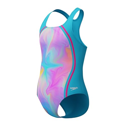 Image of Speedo Girls Printed Sport Splice